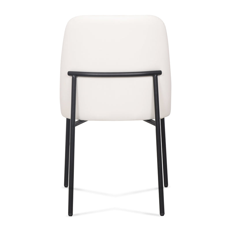Sydney Performance Vegan Leather Dining Chair - Set of 2 - Cream
