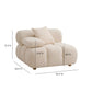 Calliope Performance Vegan Shearling Modular Corner Chair - Off-White