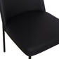 Sydney Performance Vegan Leather Dining Chair - Set of 2 - Black