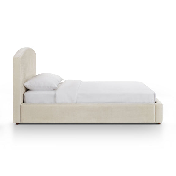 Leah Performance Chenille Bed - Cream