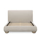 Rayne Textured Fabric Bed - Cream