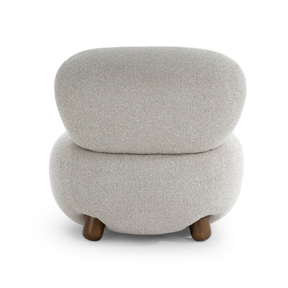 Pucker Accent Chair - Warm Grey