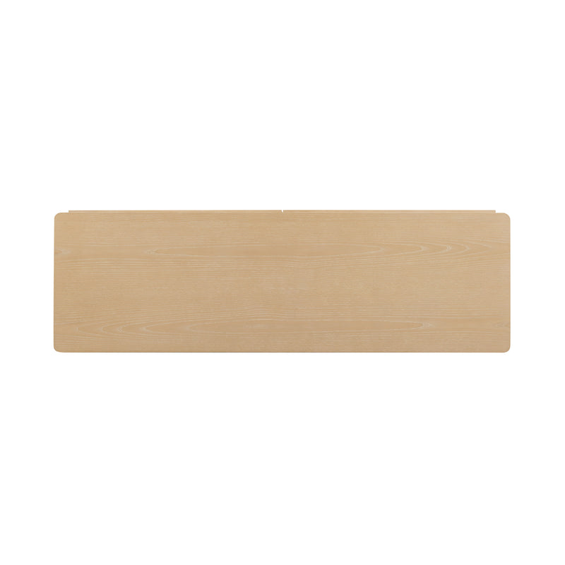 Tyra 62" Ash 6-Drawer Dresser - Natural