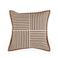 Kora 20" Cotton Jute Contract-Grade Throw Pillow - Brown / With Insert