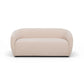 Jordan 70" Textured Performance Velvet Loveseat - Blush