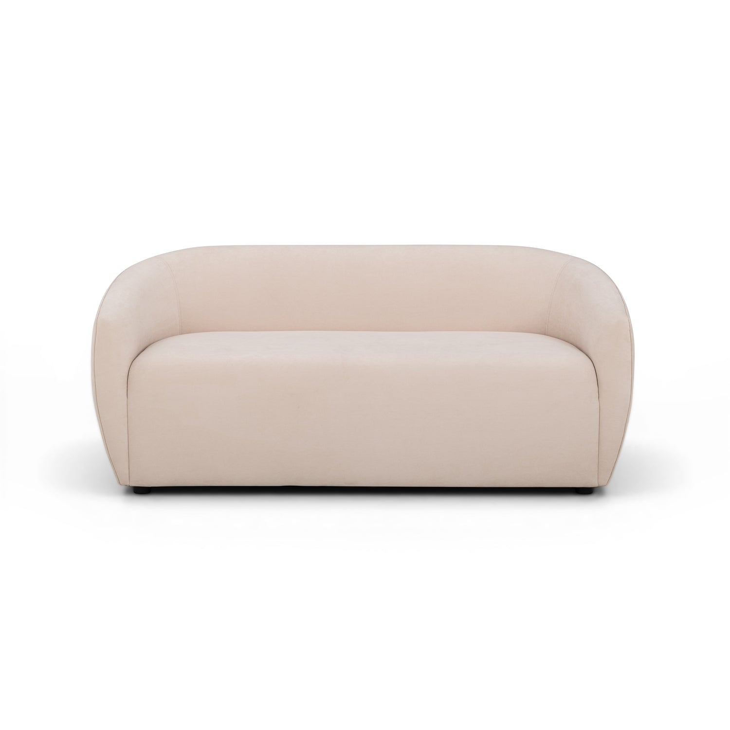 Jordan 70" Textured Performance Velvet Loveseat - Blush