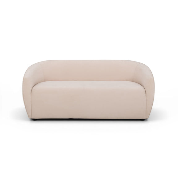 Jordan 70" Textured Performance Velvet Loveseat - Blush