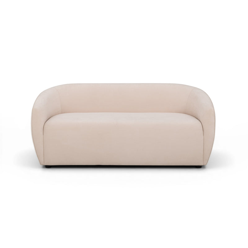 Jordan 70" Textured Performance Velvet Loveseat - Blush