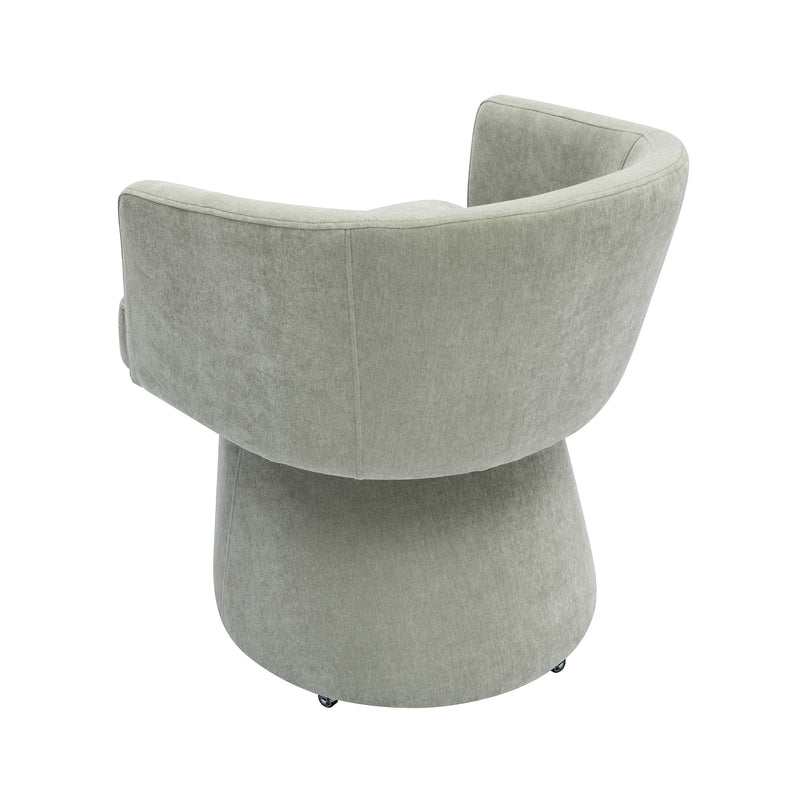 Kristen Rolling Desk Chair - Green