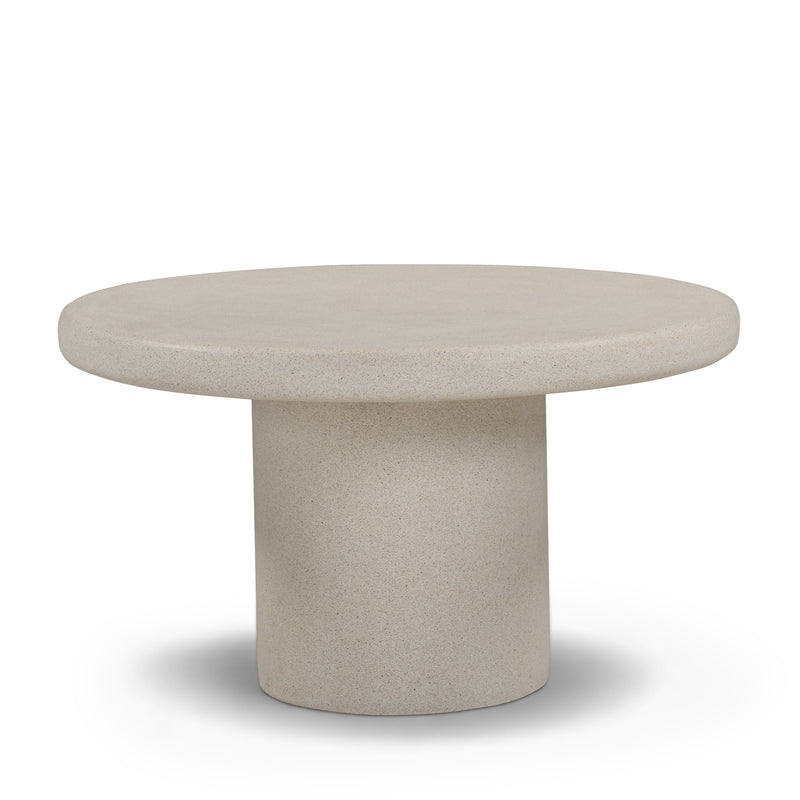 Jade Concrete Indoor/Outdoor Nesting Coffee Table Set - Cream