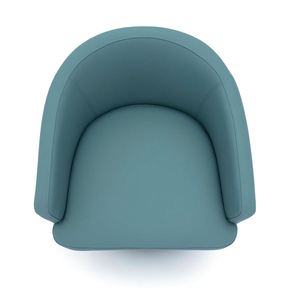 Kristen Rolling Desk Chair - Sea Foam Green