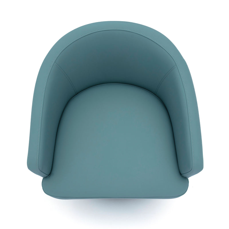 Kristen Rolling Desk Chair - Sea Foam Green