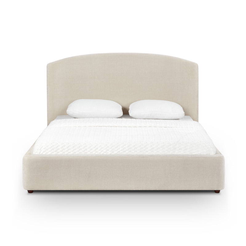 Leah Performance Chenille Bed - Cream