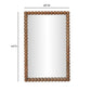 Cheyanne 29"X44" Carved Solid Wood Rectangular Wall Mirror