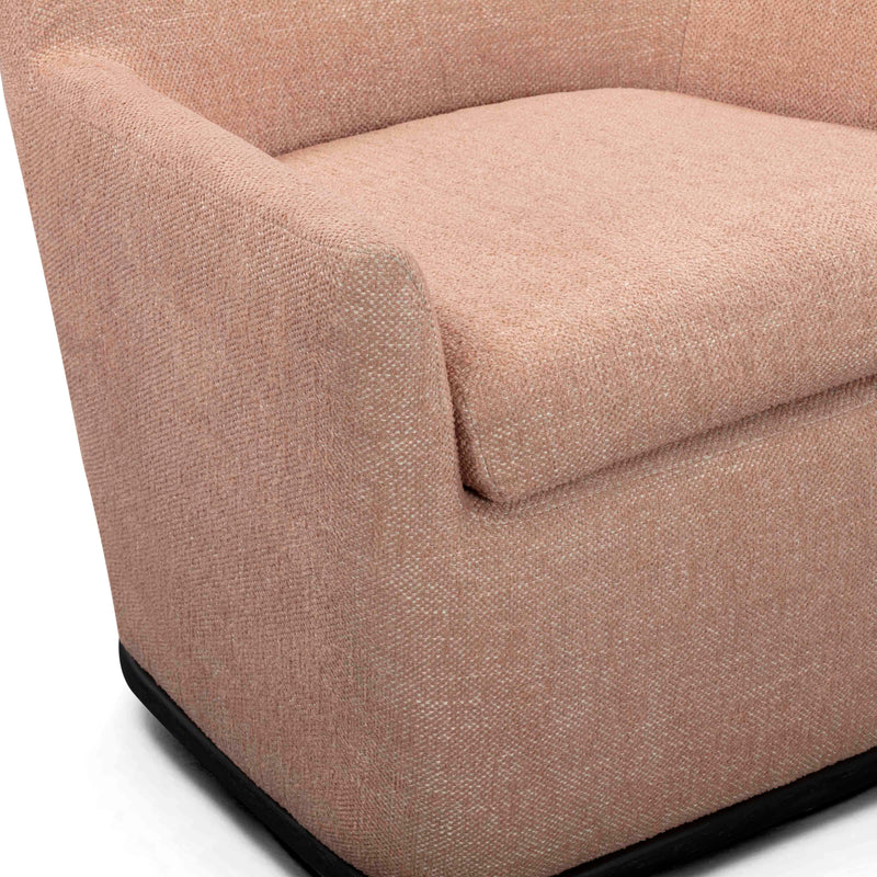 Mado Swivel Accent Chair - Peach