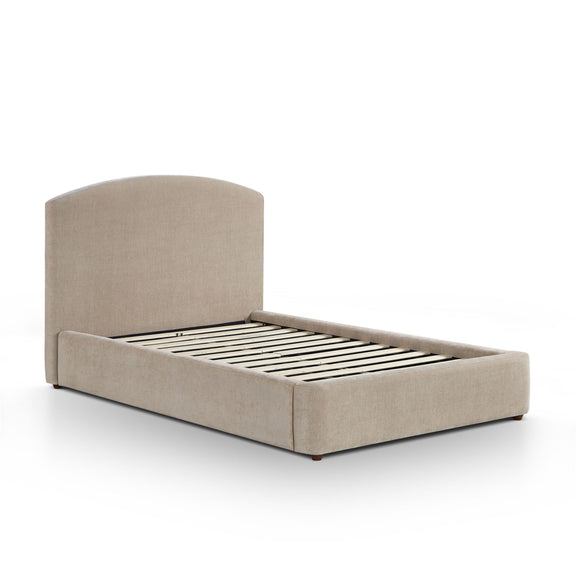 Leah Performance Chenille Bed - Taupe