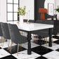 Beatrix Performance Velvet Dining Chair - Grey
