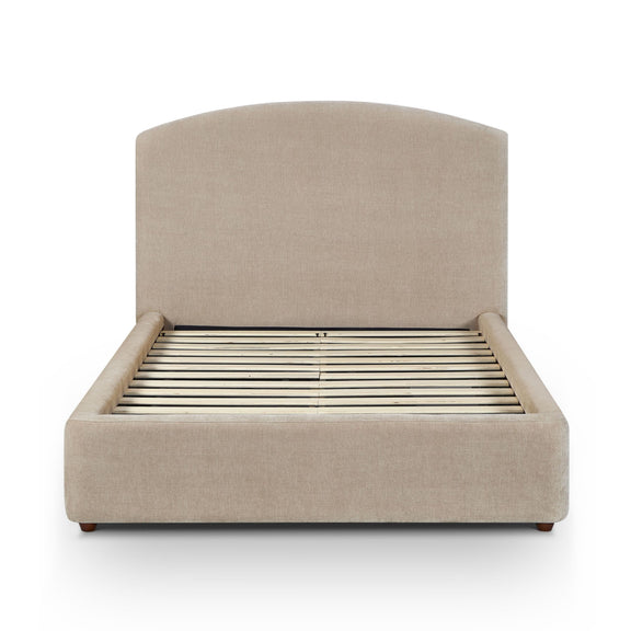 Leah Performance Chenille Bed - Taupe