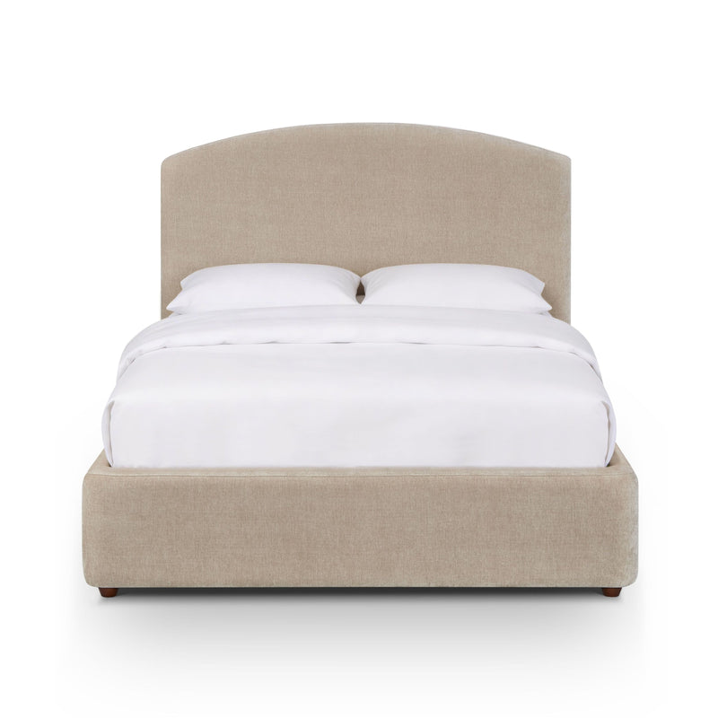 Leah Performance Chenille Bed - Taupe