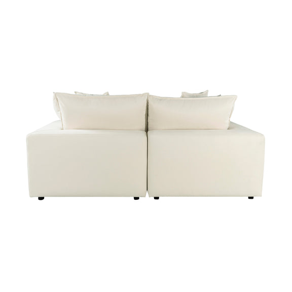Cali 80" Modular Loveseat - Natural