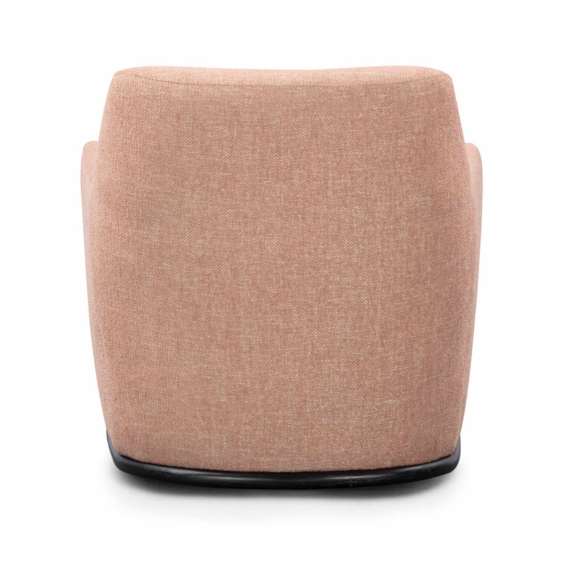 Mado Swivel Accent Chair - Peach