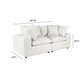 Cali 80" Modular Loveseat - Pearl