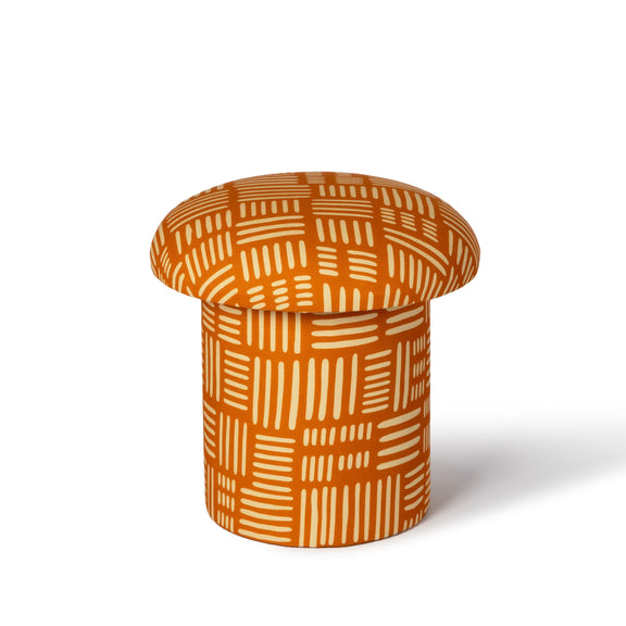 Lucy Mushroom Stool - Rust Orange