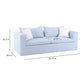 Salty 85" Indoor/Outdoor Sofa - Light Blue