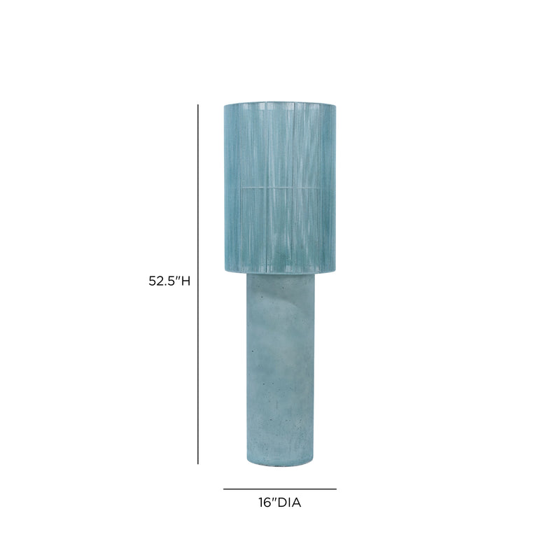 Mondada Concrete Floor Lamp - Aqua