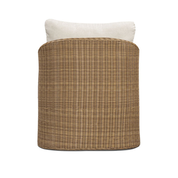 Axel Boucle Outdoor Accent Chair - Cream