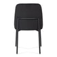 Sydney Performance Velvet Dining Chair - Set of 2 - Black