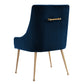 Beatrix Performance Velvet Dining Chair - Navy