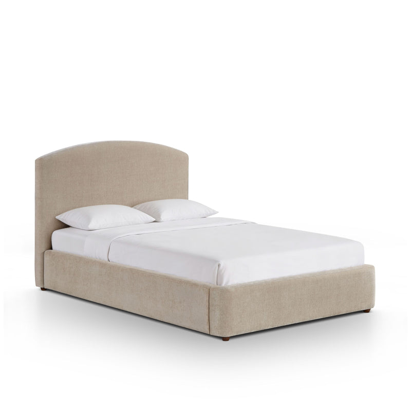 Leah Performance Chenille Bed - Taupe