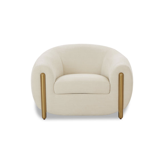 Lina Accent Chair by Inspire Me! Home Decor - Cream
