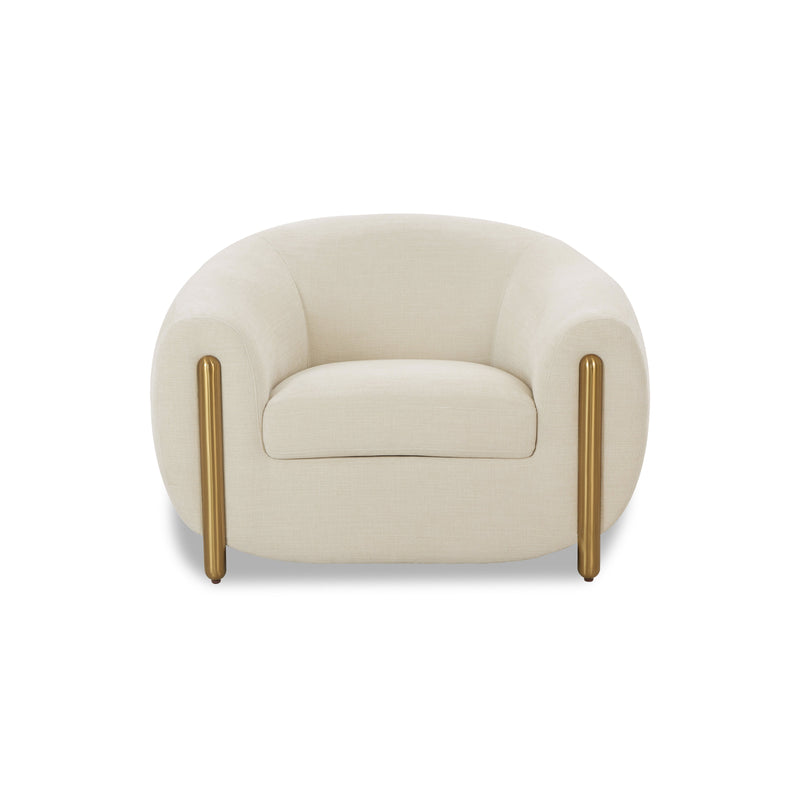 Lina Accent Chair by Inspire Me! Home Decor - Cream