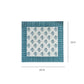 Crissy Cotton Canvas Printed Napkins - Set of 4 - Blue Vintage Floral