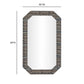 Charlene 35"X59" Jewel Wall Mirror - Apex Print