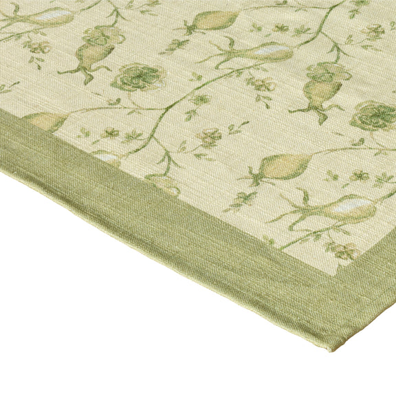 Dolce Natural Cotton Table Cloth - Olive Green / 70" x 140"
