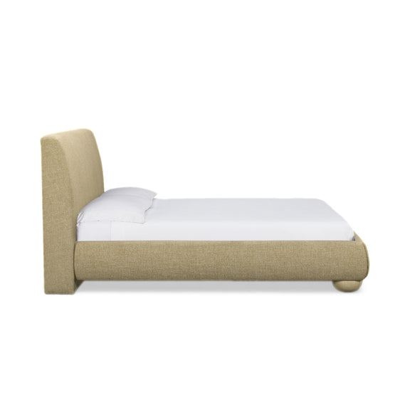 Rayne Textured Fabric Bed - Honey