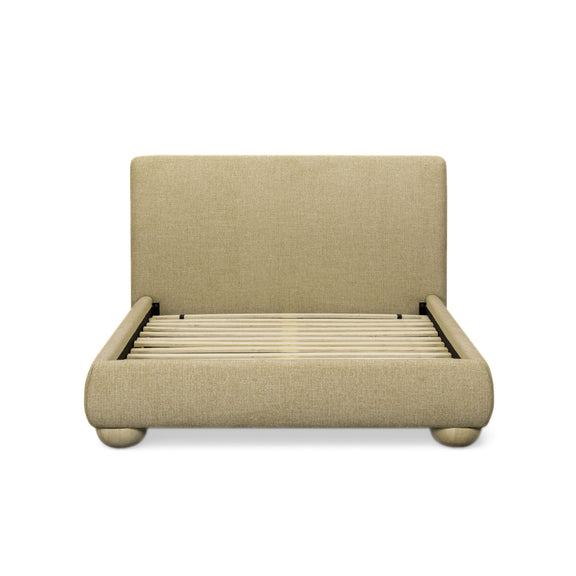 Rayne Textured Fabric Bed - Honey