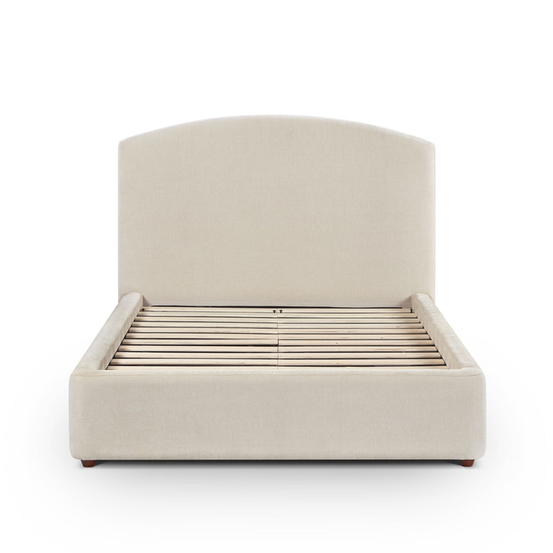 Leah Performance Chenille Bed - Cream