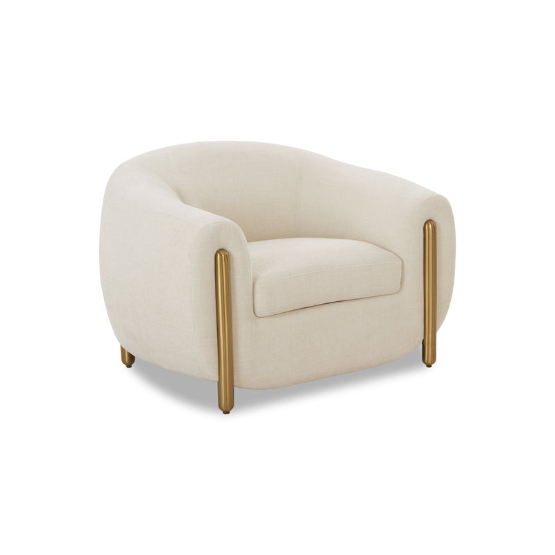 Lina Accent Chair by Inspire Me! Home Decor - Cream