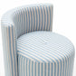 Alyssa Rolling Desk Chair - Blue