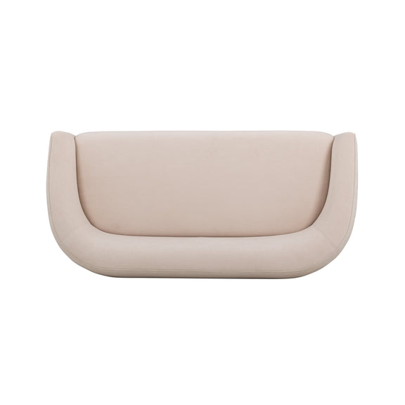Jordan 70" Textured Performance Velvet Loveseat - Blush