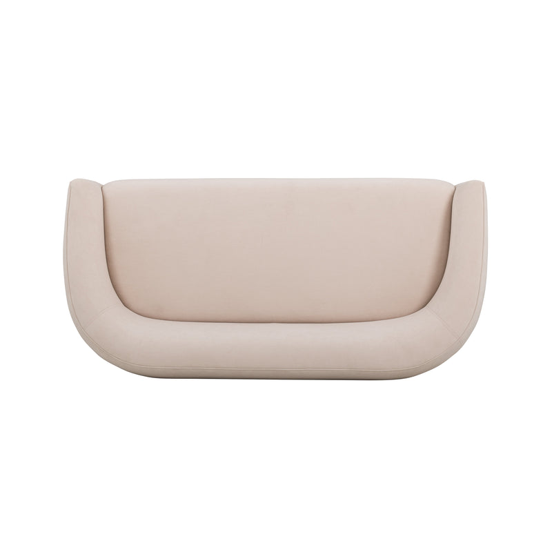 Jordan 70" Textured Performance Velvet Loveseat - Blush