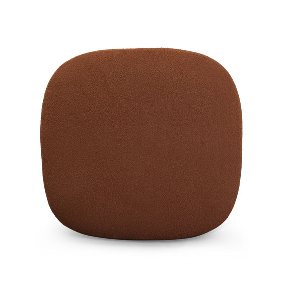 Domina Boucle Ottoman - Autumn Red