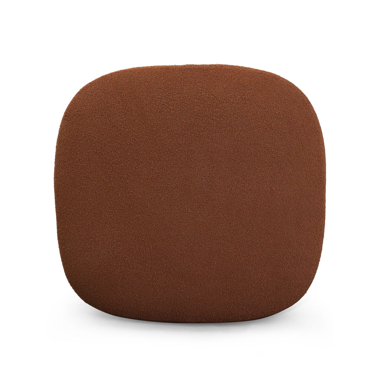 Domina Boucle Ottoman - Autumn Red
