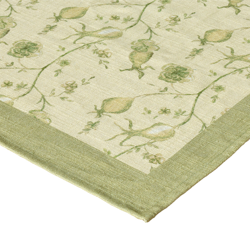 Dolce Natural Cotton Table Cloth - Olive Green / 70" x 160"