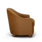 Cettie Performance Velvet Accent Chair - Cognac