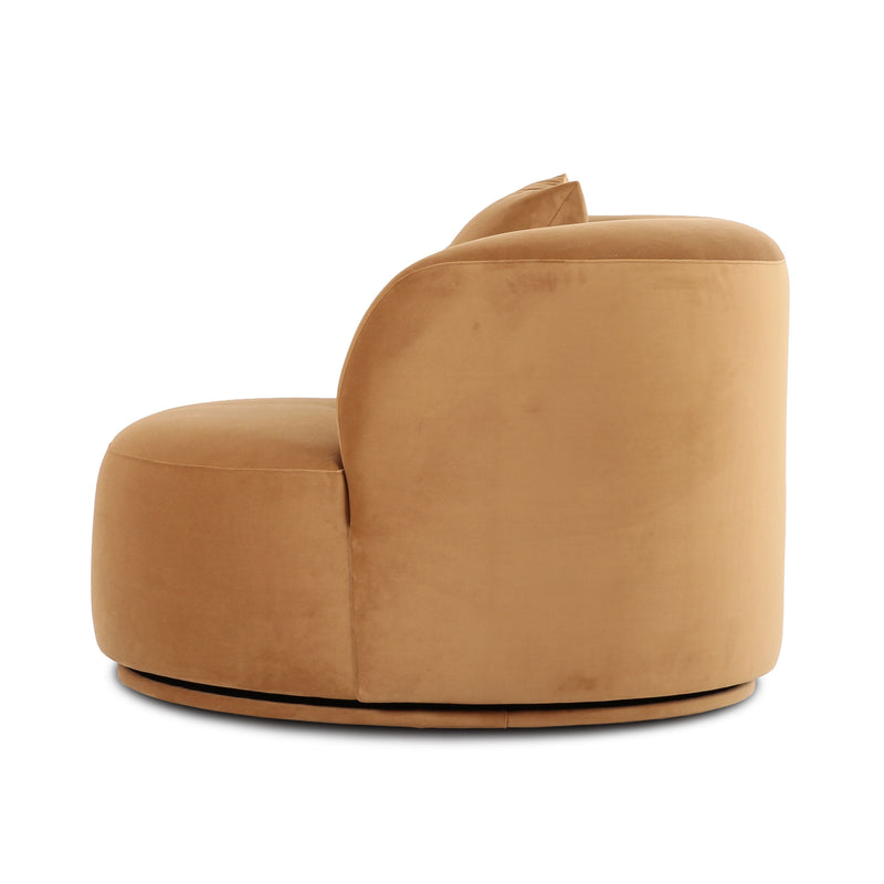 Fickle Swivel Accent Chair - Camel